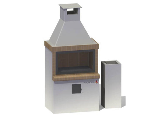 Gratar de gradina cu afumătoare – 105 cm - Pyromoesa