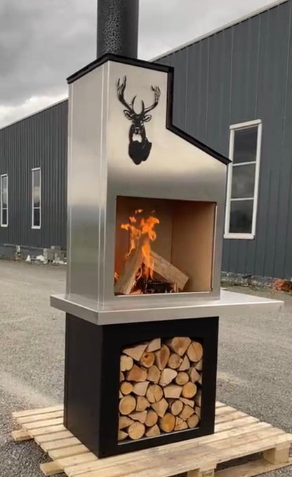 OUDOOR BARBEQUE DEER
