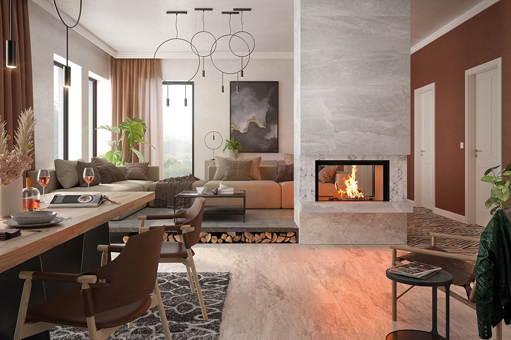 Premium V-FD-87h Fireplace Insert