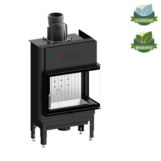 Șemineu Hitze HST59X43.R 7,6 kW Sticlă laterală dreapta