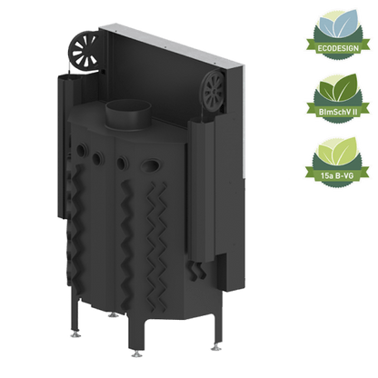 Focar Șemineu Albero 14kW Usa ghilotină AL14G.H-D
