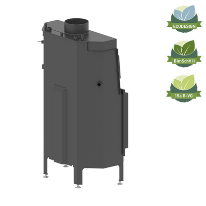 Termoșemineu Hitze Albero Aquasystem ALAQS68x43.S-D 16 kW