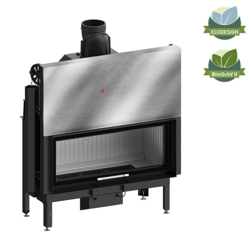 Focar șemineu Hitze DUO ARD105x43.G 19 kW