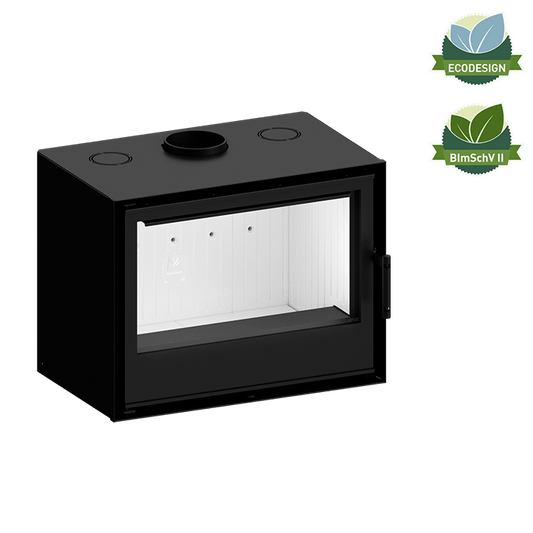 Focar semineu Hitze Cubo 700 cu ventilatie