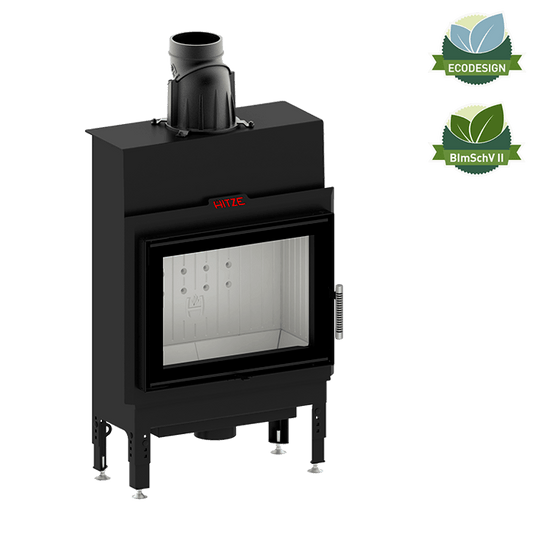Șemineu 7,6 kW Hitze HST59X43.S Deschidere standard