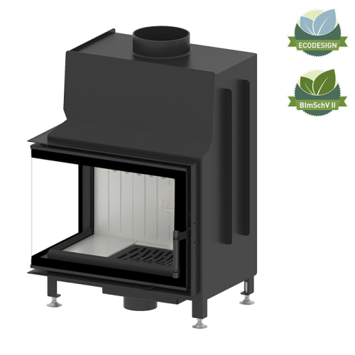 Șemineu Hitze STMA54x39.L 7,5 kW Sticlă laterală stânga