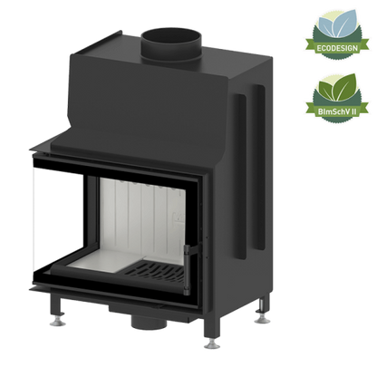 Șemineu Hitze STMA54x39.L 7,5 kW Sticlă laterală stânga