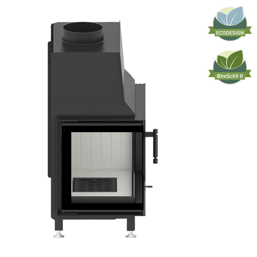Șemineu Hitze STMA54x39.L 7,5 kW Sticlă laterală stânga