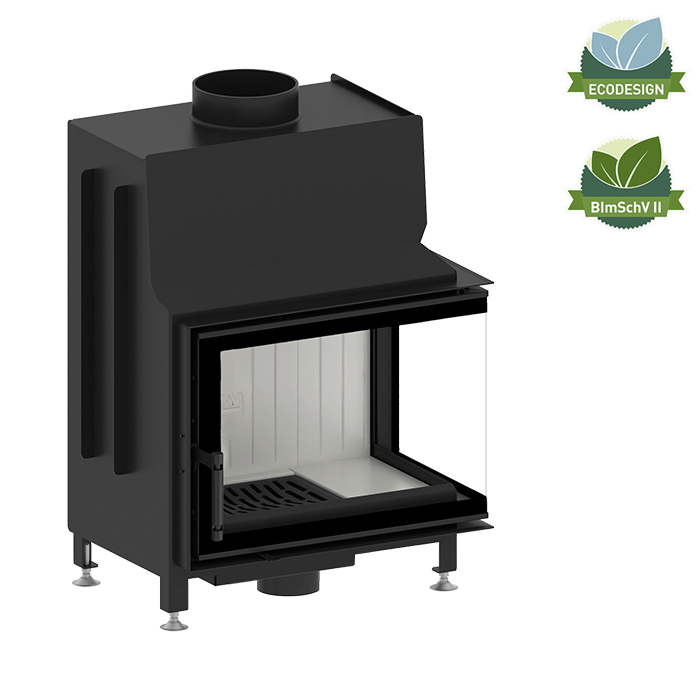 Șemineu Hitze STMA54X39.R 7,5 kW Sticlă laterală dreapta