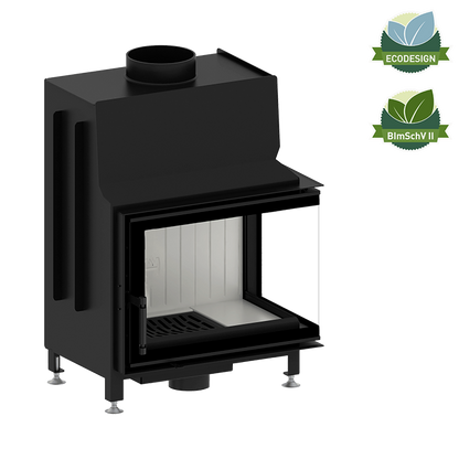 Șemineu Hitze STMA54X39.R 7,5 kW Sticlă laterală dreapta