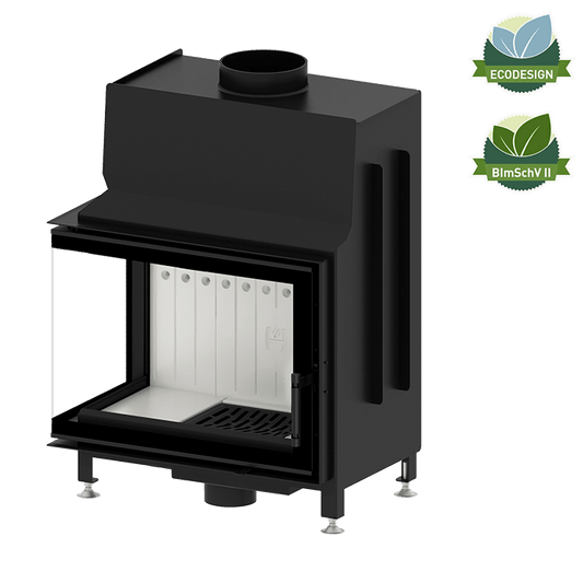 Șemineu Hitze STMA59X43.L 9 kW Sticlă laterală stânga