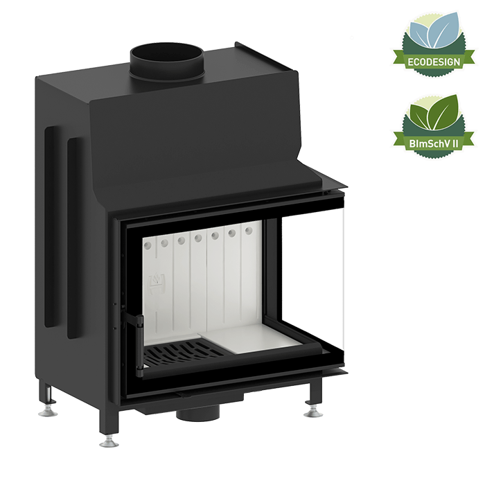 Șemineu Hitze STMA59X43.R 9 kW Sticlă laterală dreapta