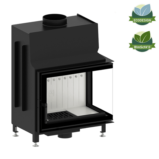 Șemineu Hitze STMA59X43.R 9 kW Sticlă laterală dreapta