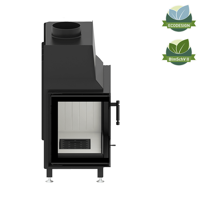 Șemineu Hitze STMA68X43.L 11 kW Sticlă laterală stânga