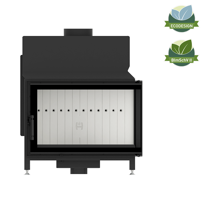 Focar Semineu 11 kW Hitze STMA68X43.R Deschidere dreapta
