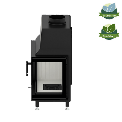 Focar Semineu 11 kW Hitze STMA68X43.R Deschidere dreapta
