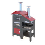 Cuptor de grădină pe lemne pentru pizza și pâine | Vibrok