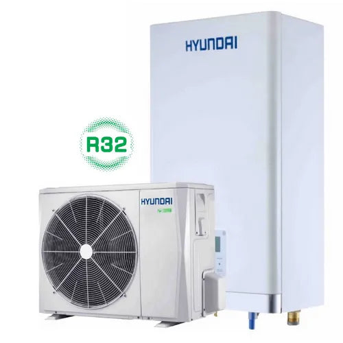 Pompă de căldură aer-apă HYUNDAI R32 Split 12kW 230V - Sistem Încălzire și Răcire Eficient