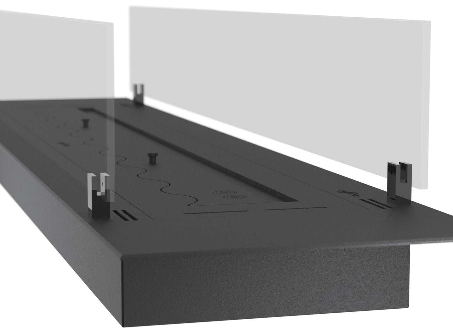 Șemineu cu bioetanol Slimfire Insert Black 1500 Rezervor 5 l