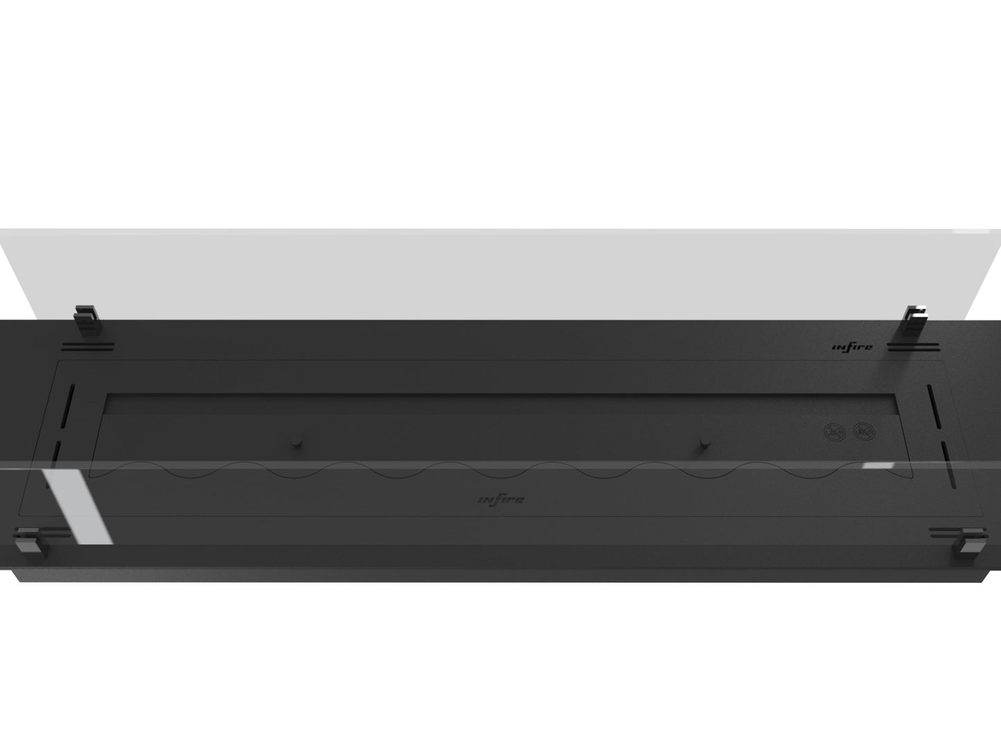 Șemineu cu bioetanol Slimfire Insert Black 1200 Rezervor 4 l