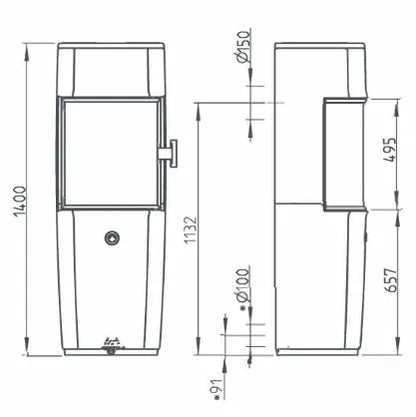 Semineu soba Jotul F 176 Zensoric