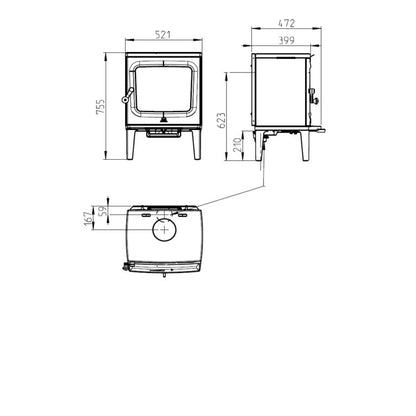 Semineu soba Jotul F 205