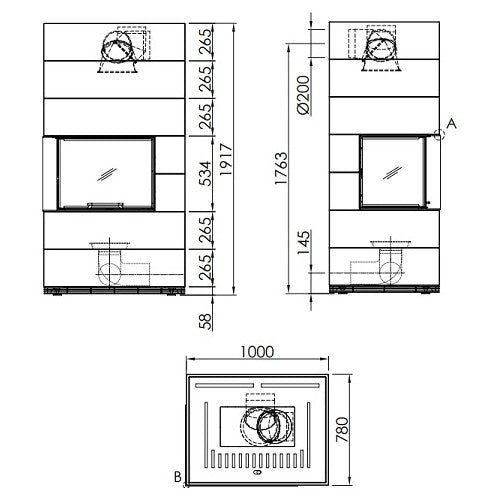 Termosemineu modular  Spartherm SIM Varia 2Lh H2O