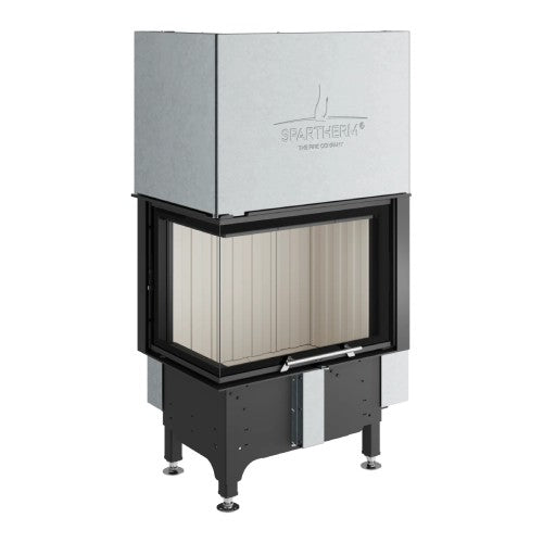 Insert de cheminée Spartherm Varia 2L-62h RLU - vitre d'angle gauche - indépendant de l'air ambiant (testé DIBt)