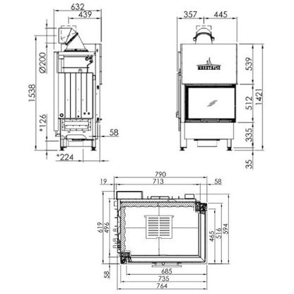 Termosemineu Spartherm Varia 2Rh H2O