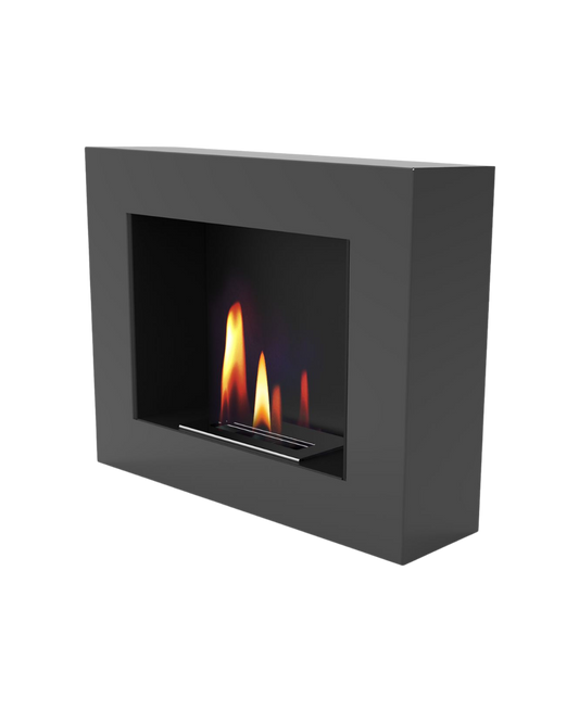 Șemineu cu bioetanol UNIFLAM 50x40cm BOX Grafit Rezervor 0,4 l