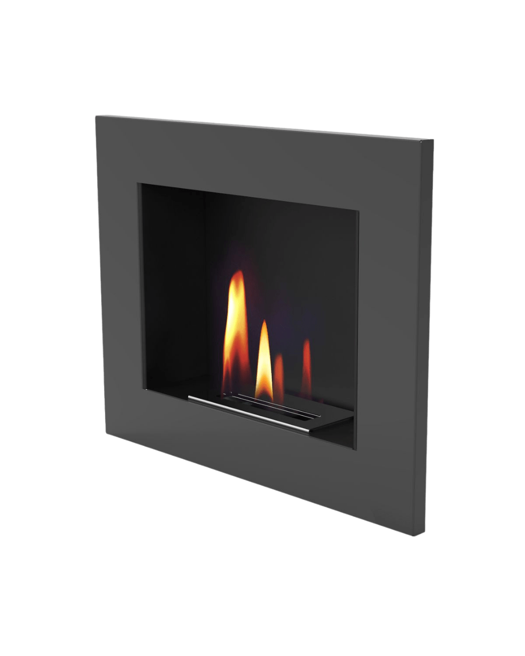 Șemineu cu bioetanol UNIFLAM 50x40cm Grafit Rezervor 0,4 l