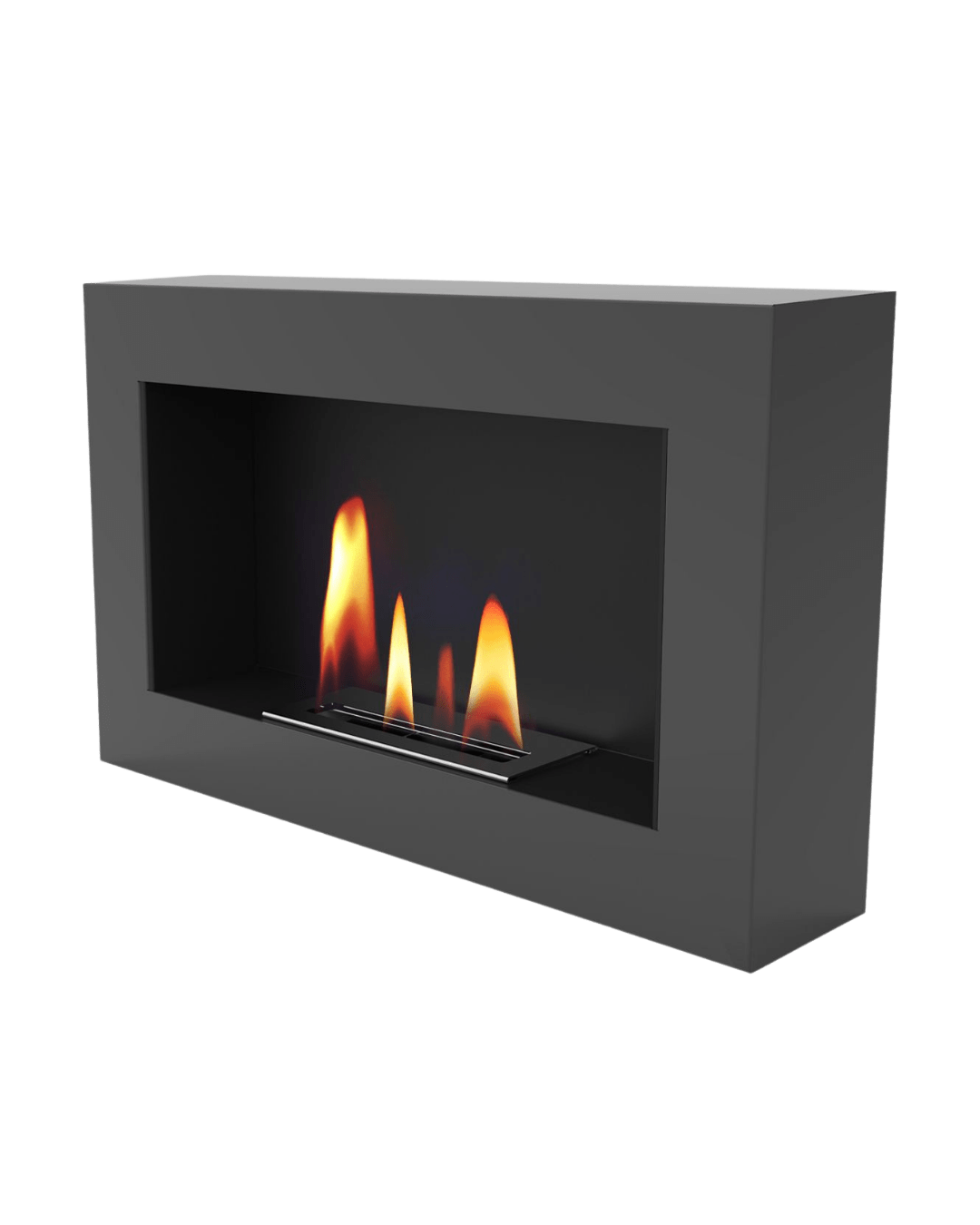 Șemineu cu bioetanol UNIFLAM 70x40cm BOX Grafit Rezervor 0,6 l