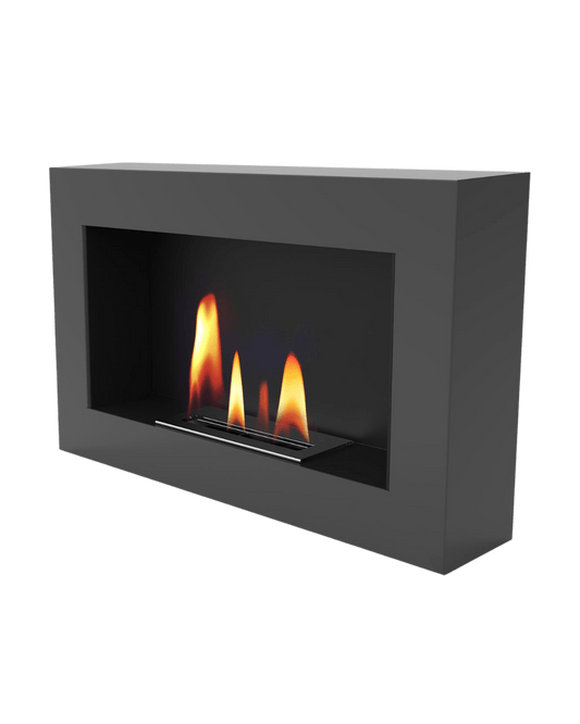 Șemineu cu bioetanol UNIFLAM 70x40cm BOX Grafit Rezervor 0,6 l