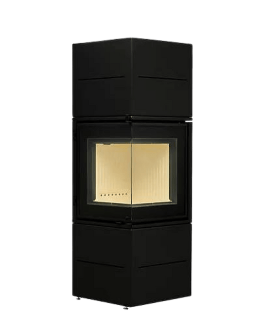 A-caminetti Quattro 50 - șemineu freestanding 2 fețe