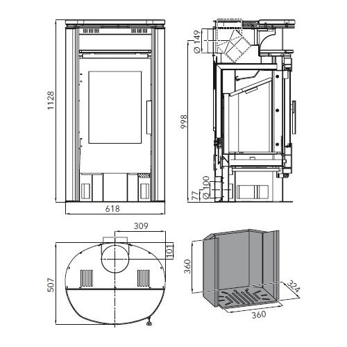 Soba cu cuptor HAAS+SOHN Hallstatt