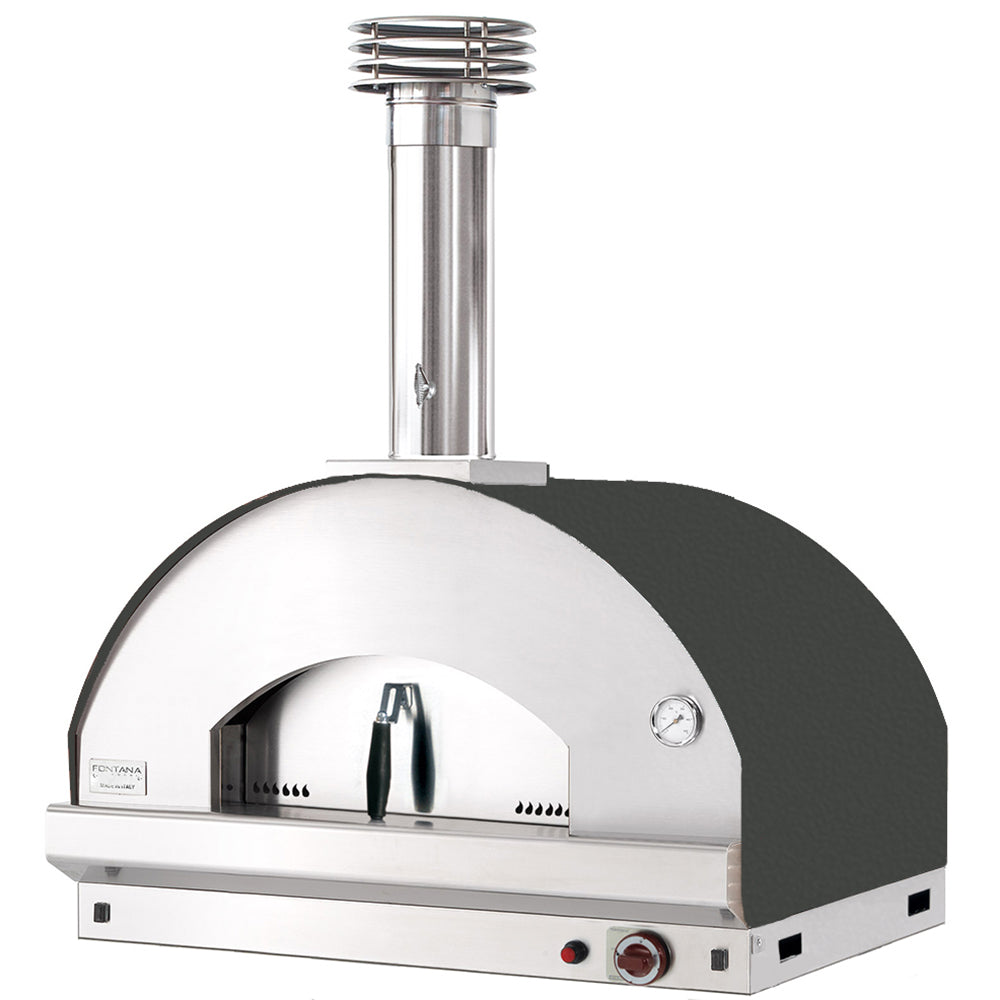 Cuptor pizza hibrid gaz si lemne Fontana Mangiafuoco Hybrid Build In Gas & Wood Pizza