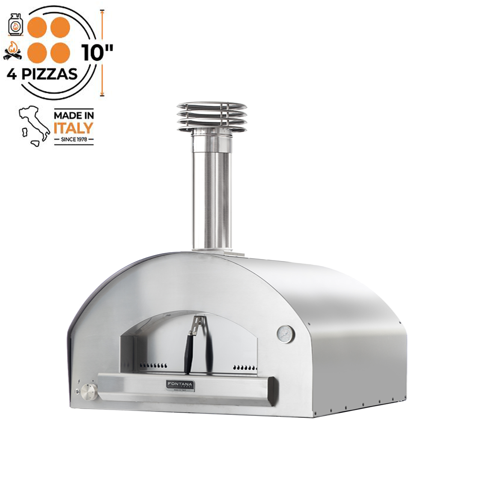 Fontana Marinara Countertop Dual Fuel Pizza Oven