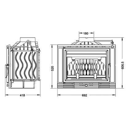 Focar semineu INVICTA 700 Minos