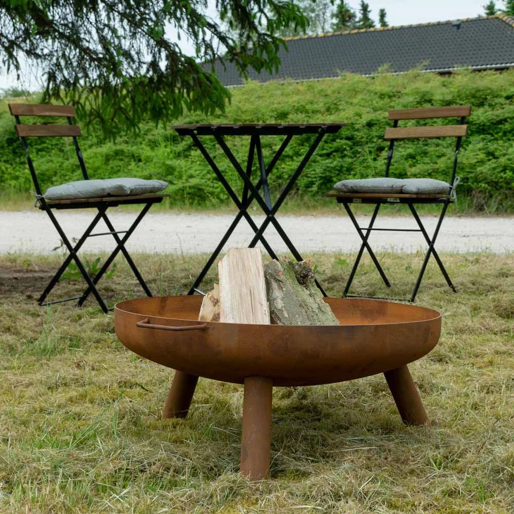 Focar de Exterior Oman din Oțel Corten - Ø60 cm, Design Unic și Durabil
