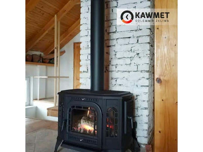 Sobă Kawmet P7 ECO 10,5 kW Sticlă laterală stânga