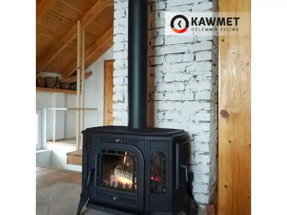 Sobă Kawmet P7 ECO 10,5 kW Sticlă laterală stânga