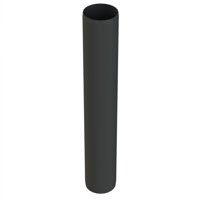 Tub de capăt fără mufă (negru) 0,5m