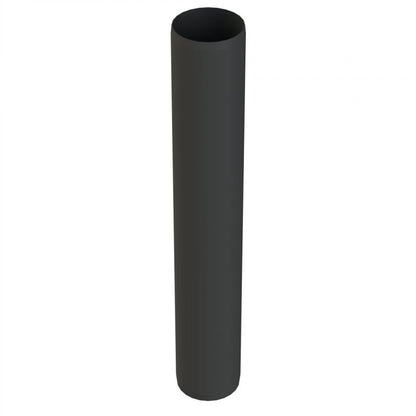 Tub de capăt fără mufă (negru) 0,5m