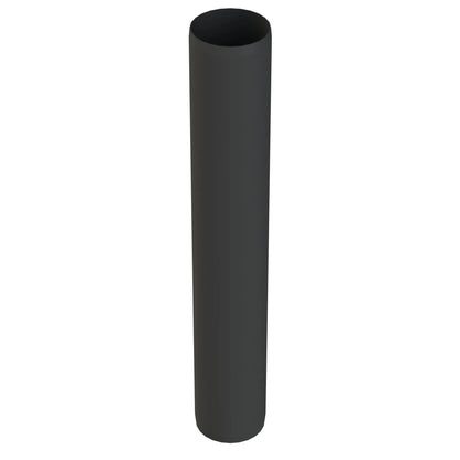 Tub de capăt fără mufă (negru) 0,5m