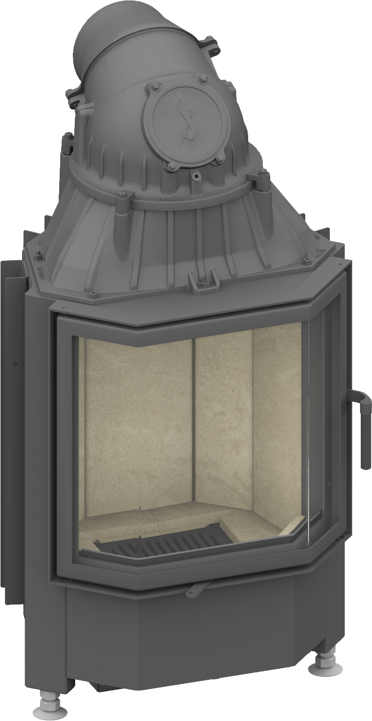 Șemineu pe lemne PANO 5557s