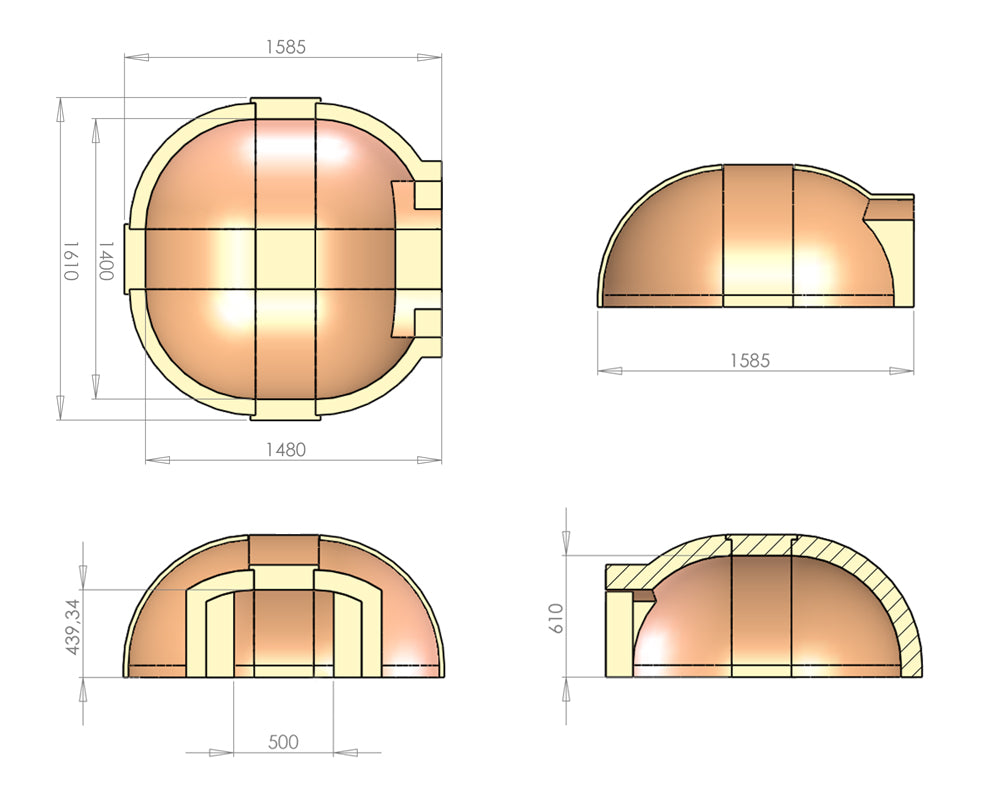 CUPTOR PE LEMNE PROFESIONAL STAR | Vibrok  140X140