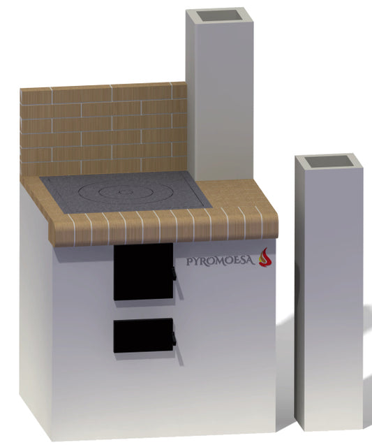 Soba cu plita de 50x50cm - Pyromoesa