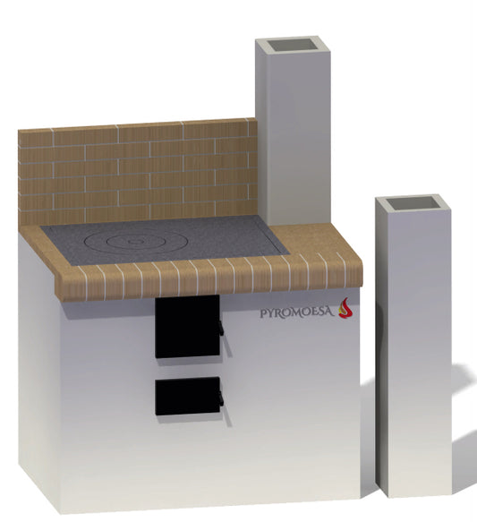 Soba cu plita de 50x70cm - Pyromoesa