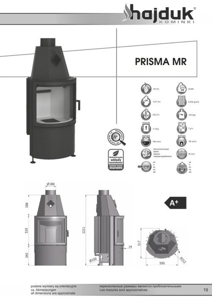 Focar semineu Prisma MR Hajduk