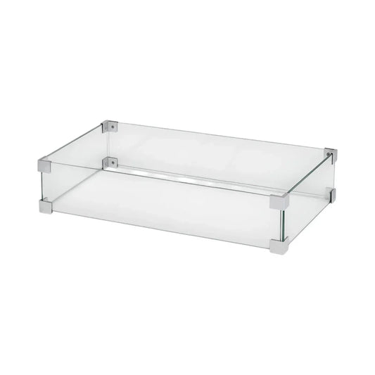 Geam de Protecție din Sticlă Securizată pentru Arzător pe Gaz Dreptunghiular - 67 cm, Muztag